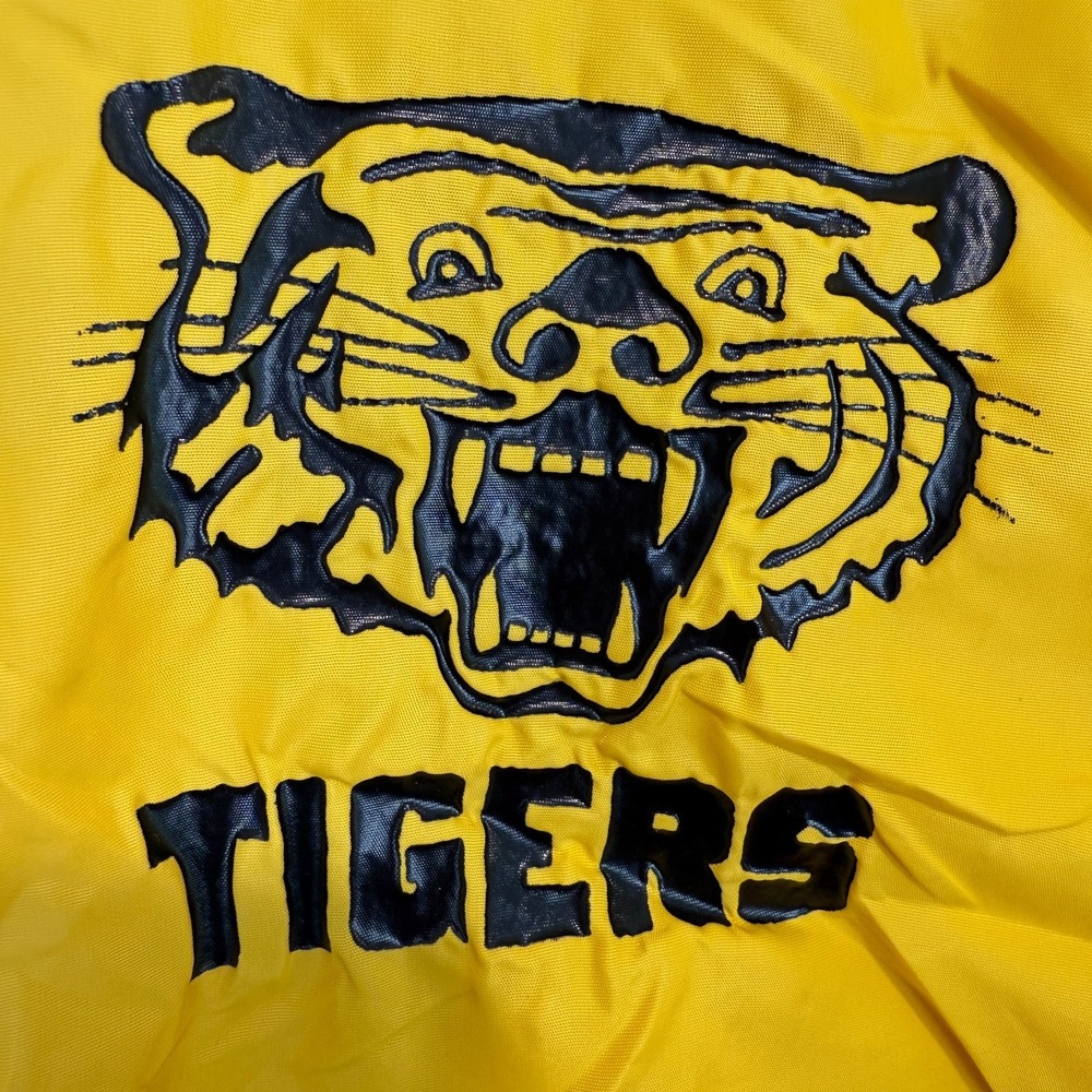 Vintage Swingster Wearables Tiger Nylon Jacket Adult Small - Medium? 60s 70s - Picture 3 of 12